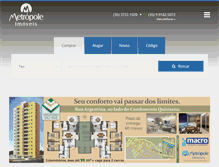 Tablet Screenshot of imetropole.com.br